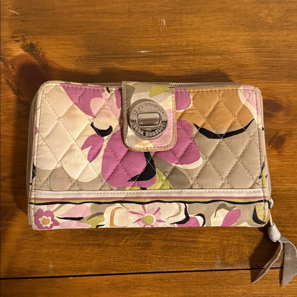 Vera Bradley Turn Lock Wallet Portobello Road